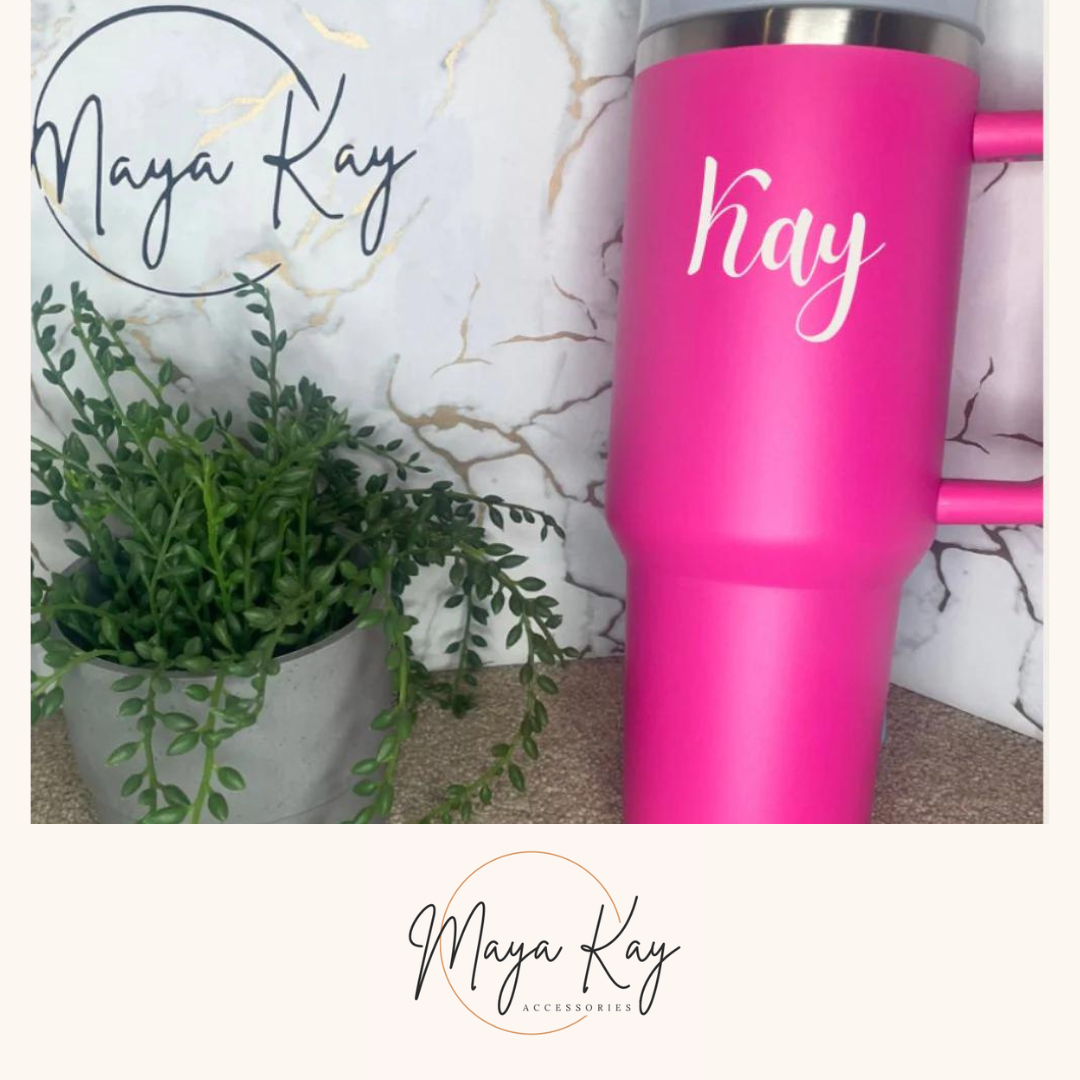 HOT PINK 40oz TUMBLER š„¤