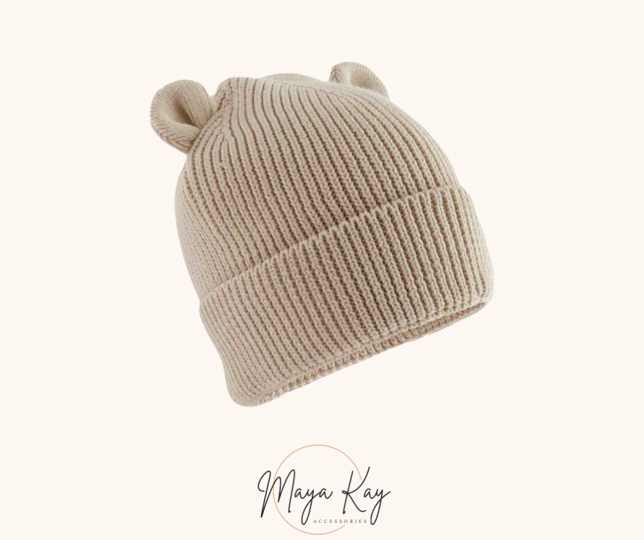BABY/TODDLER HAT IN ALMOND