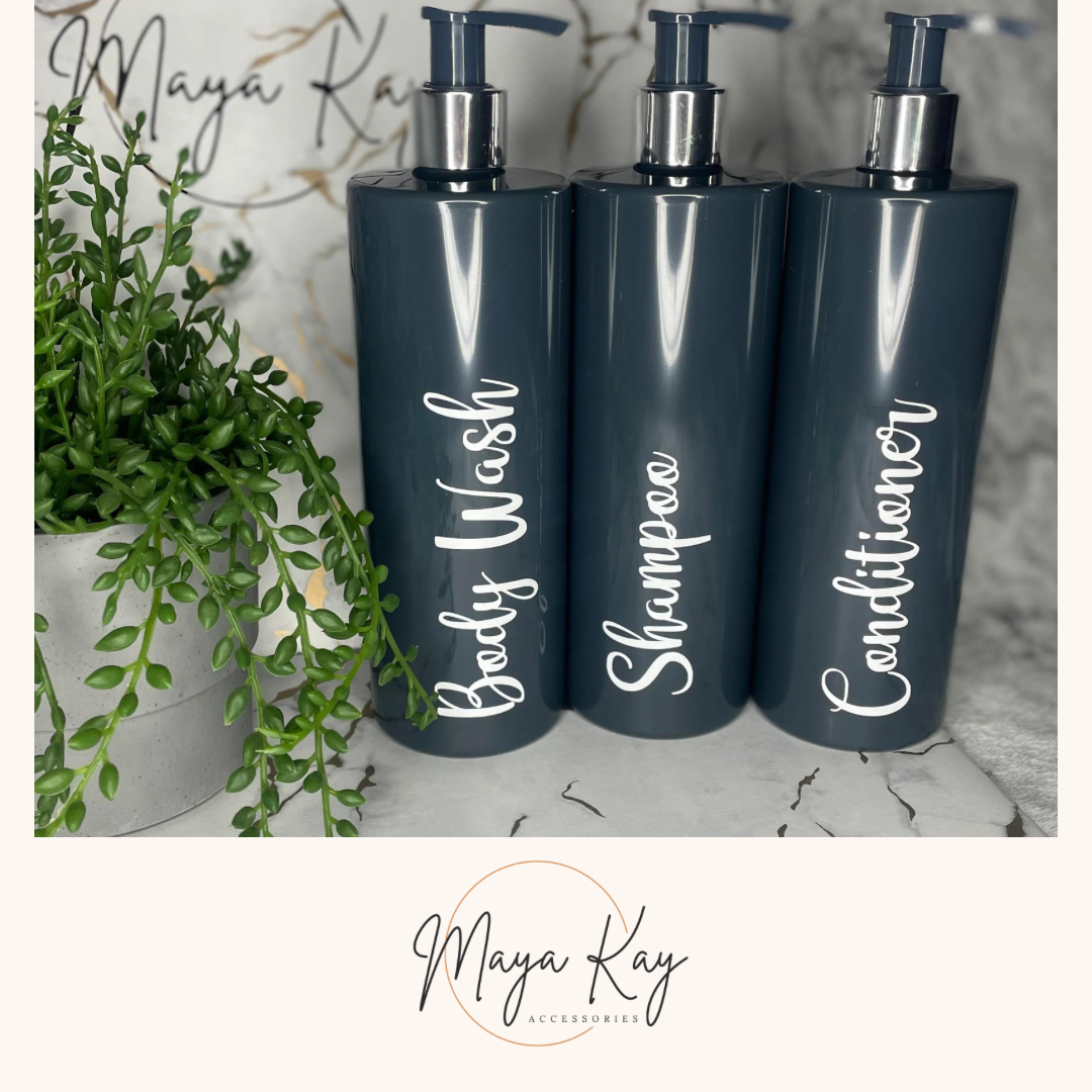 SET OF REUSABLE BOTTLES IN GREY