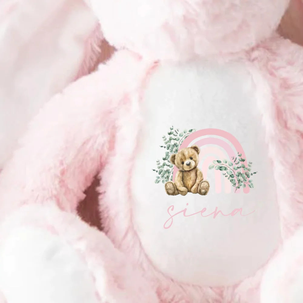 Personalised Pink Teddy Bear