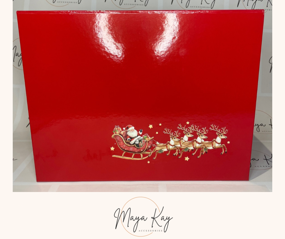 WHITE MAGNETIC CHRISTMAS BOX