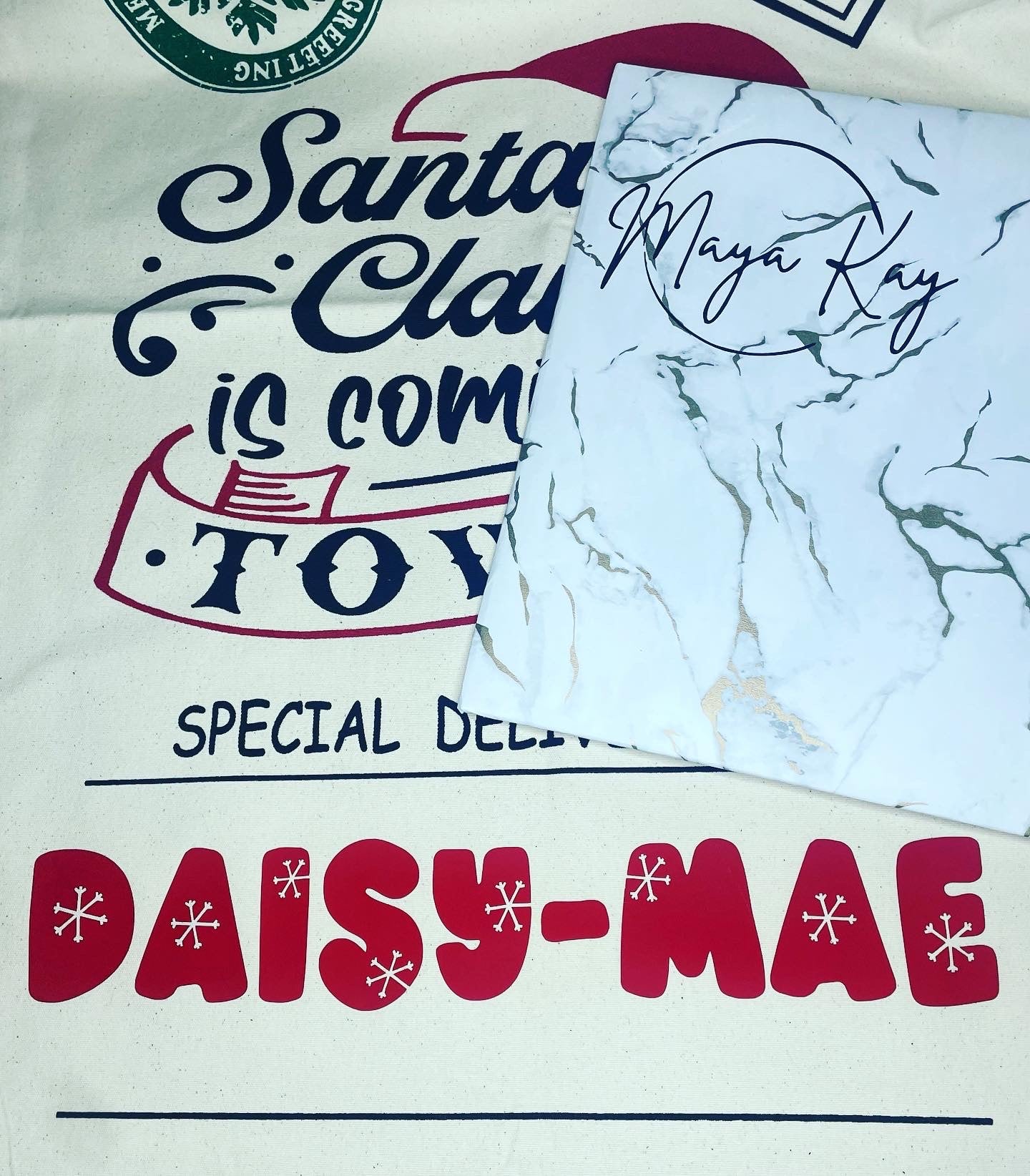 Personalised Santa Sack (Santa Claus is coming to Town)