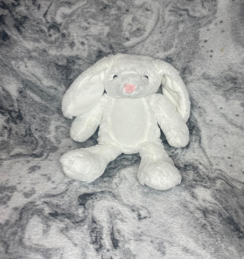 Personalised White Bunny Teddy