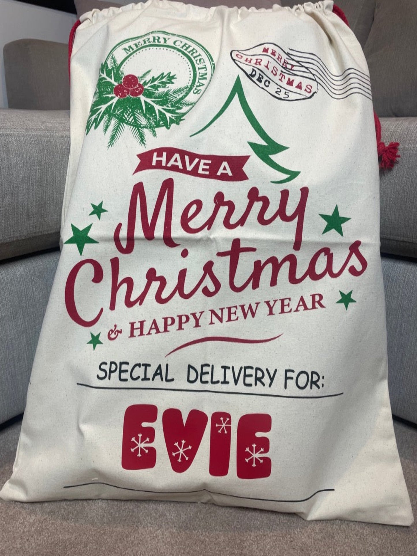 Personalised Santa Sack (Have a Merry Christmas)