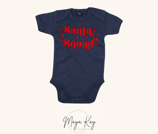 ‘SANTA SQUAD’ BABYGROW IN NAVY