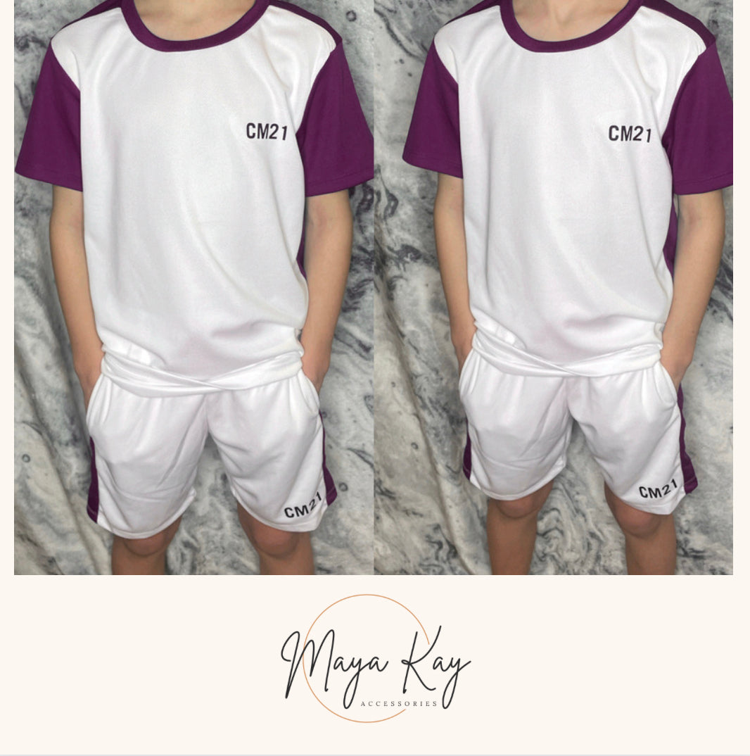 SPORTSWEAR SET IN MAROON