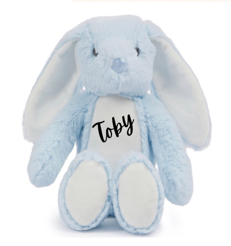 Personalised Blue Bunny Teddy