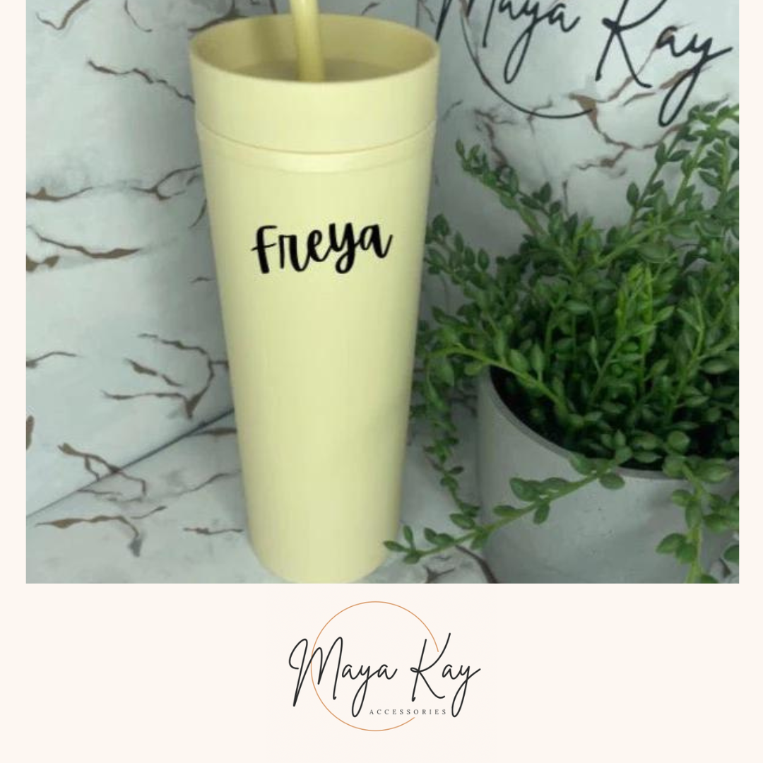 LEMON SKINNY TUMBLER 🥤