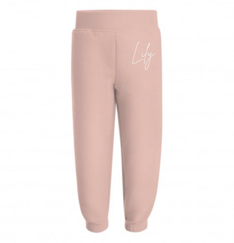 AGE/NAME Joggers in ‘Dusky Pink’