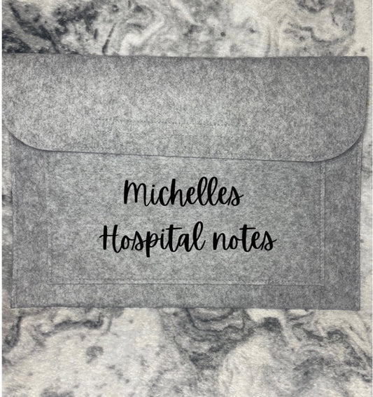 Personalised Mums Hospital Notes Holder