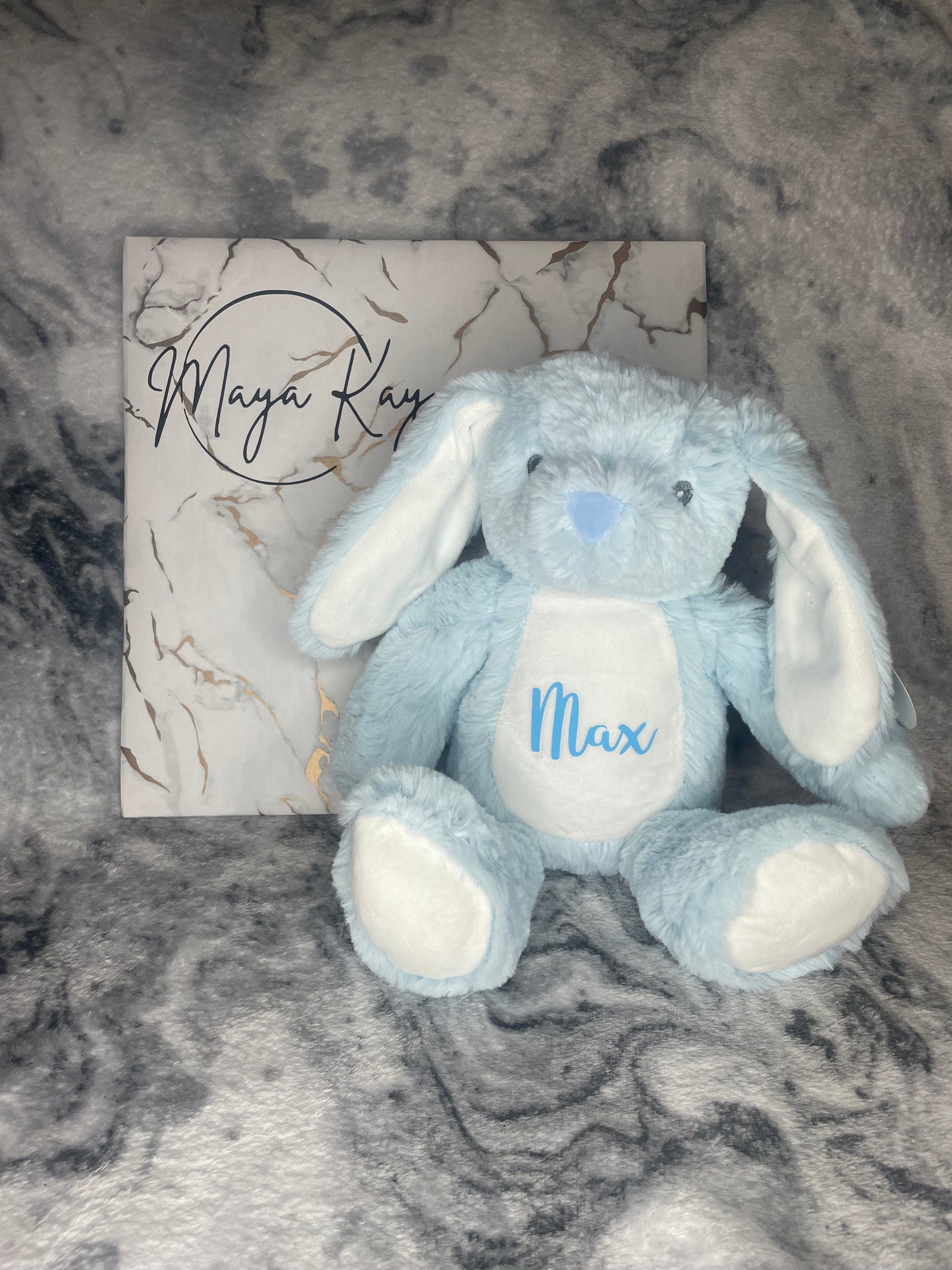 Personalised Blue Bunny Teddy